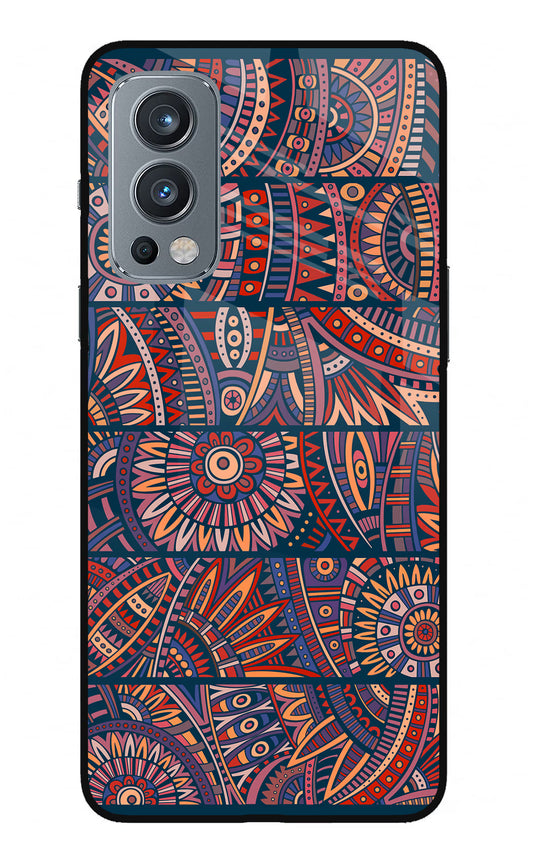 African Culture Design OnePlus Nord 2 5G Glass Case