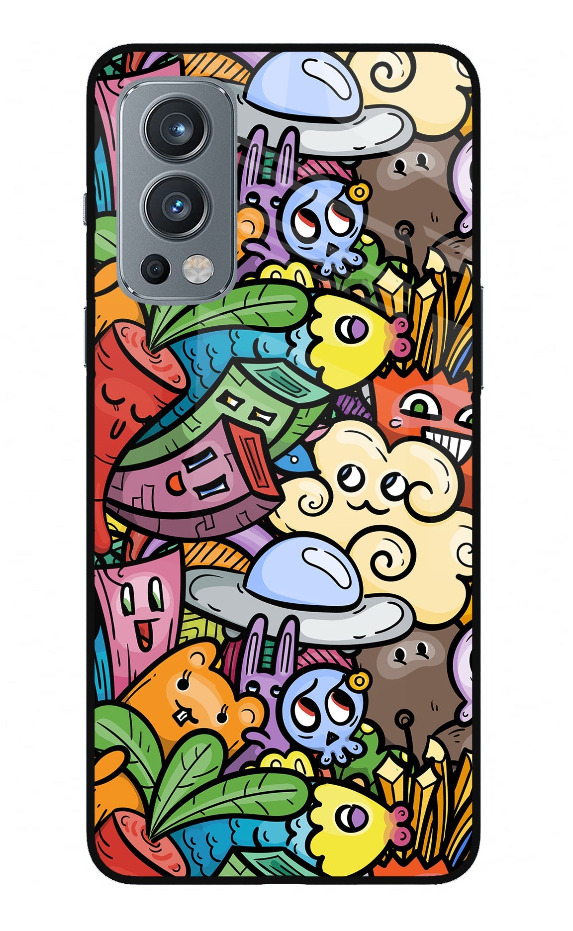 Veggie Doodle OnePlus Nord 2 5G Glass Case