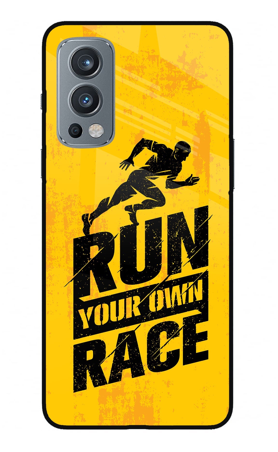Run Your Own Race OnePlus Nord 2 5G Glass Case