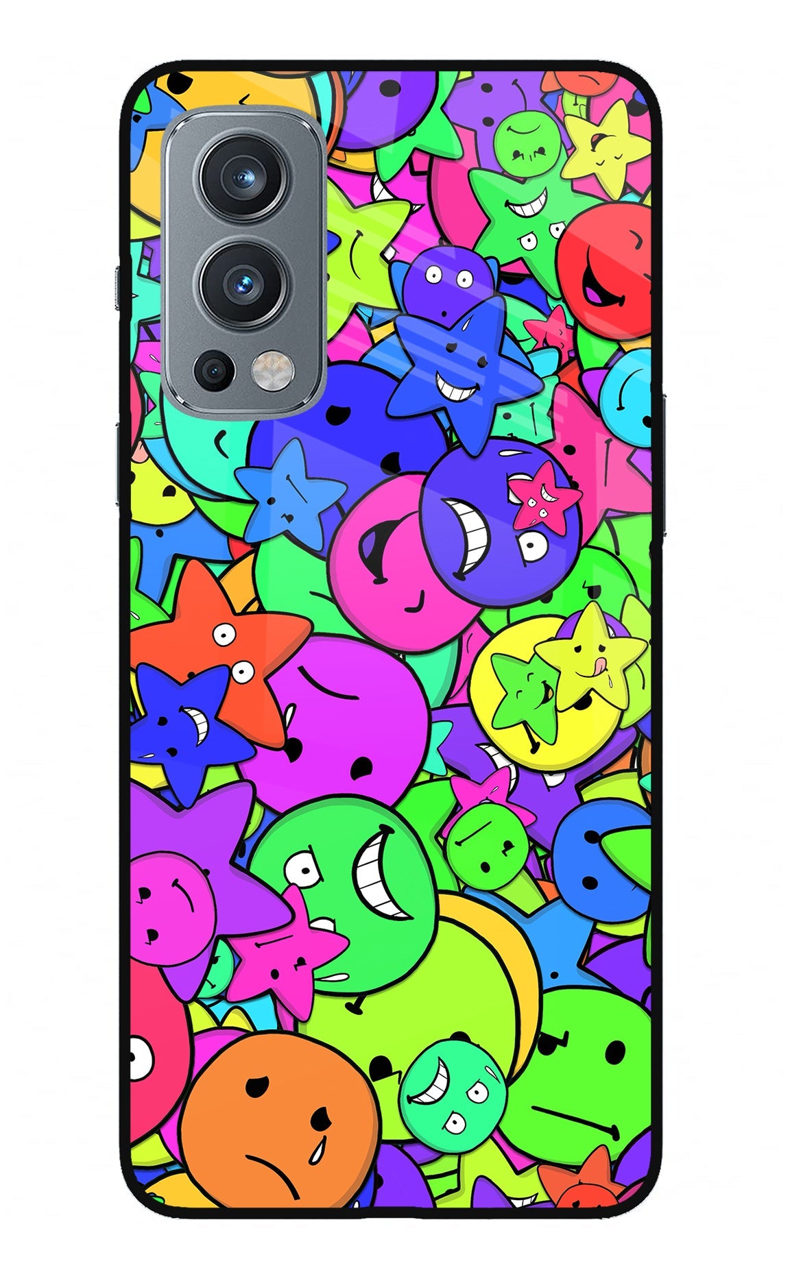 Fun Doodle OnePlus Nord 2 5G Glass Case