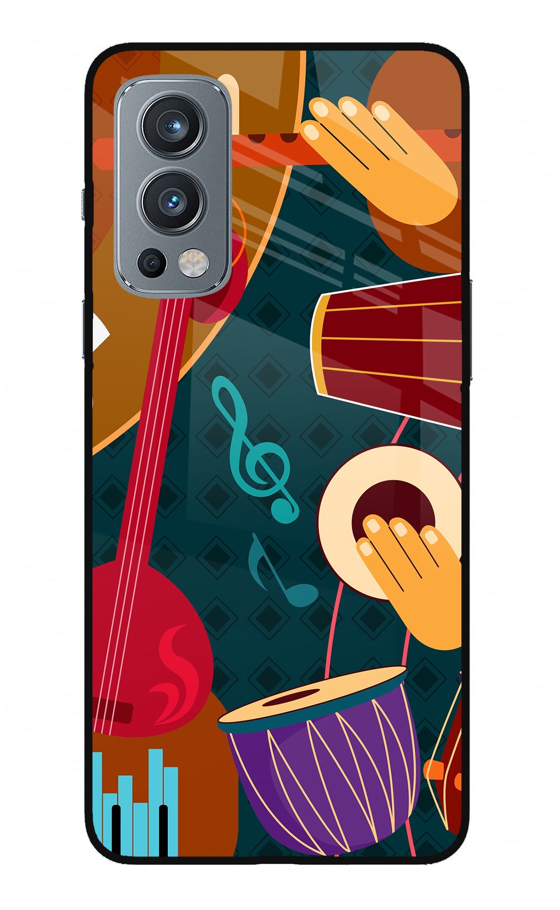 Music Instrument OnePlus Nord 2 5G Glass Case