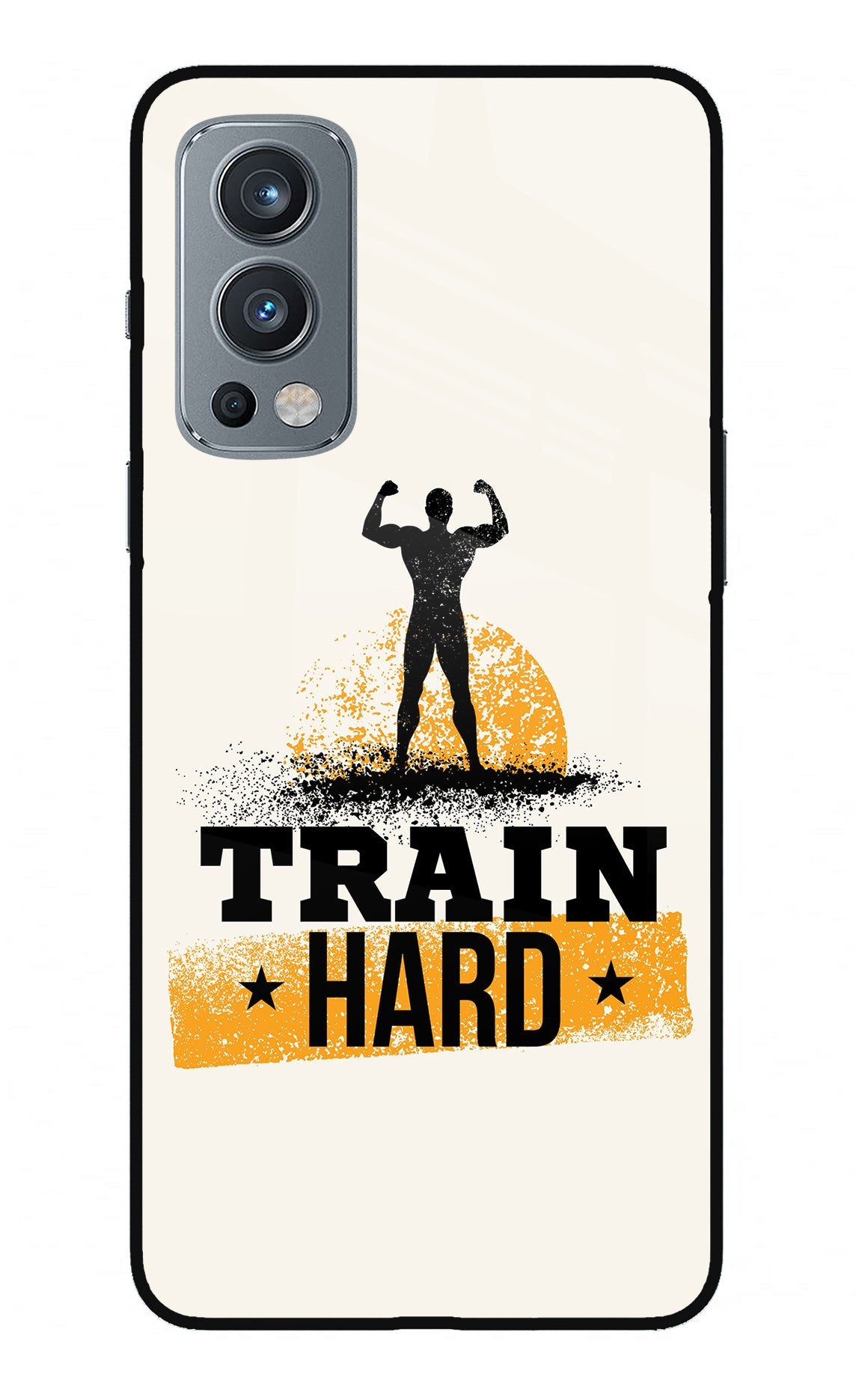 Train Hard OnePlus Nord 2 5G Glass Case