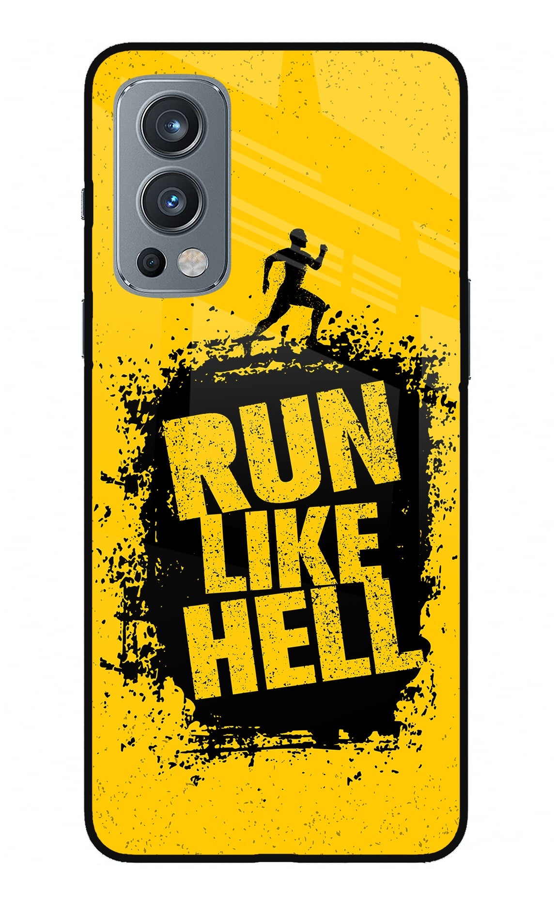 Run Like Hell OnePlus Nord 2 5G Glass Case