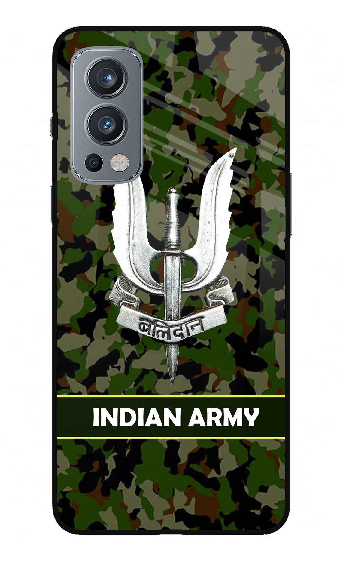 Balidan Indian Logo OnePlus Nord 2 5G Glass Case Back Cover by Casekaro