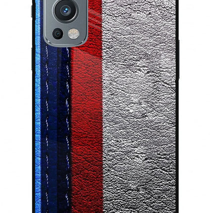 BMW Stripes OnePlus Nord 2 5G Glass Case