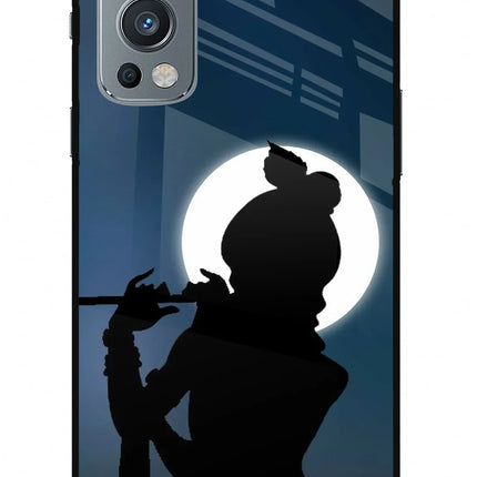 Shri Krishna Silhouette OnePlus Nord 2 5G Glass Case