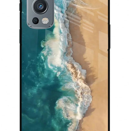 Ocean Beach OnePlus Nord 2 5G Glass Case