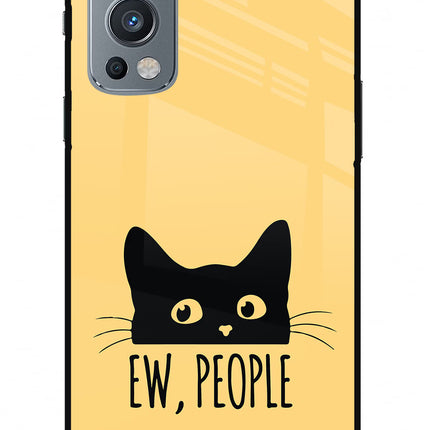 Ew People Catitude OnePlus Nord 2 5G Glass Case