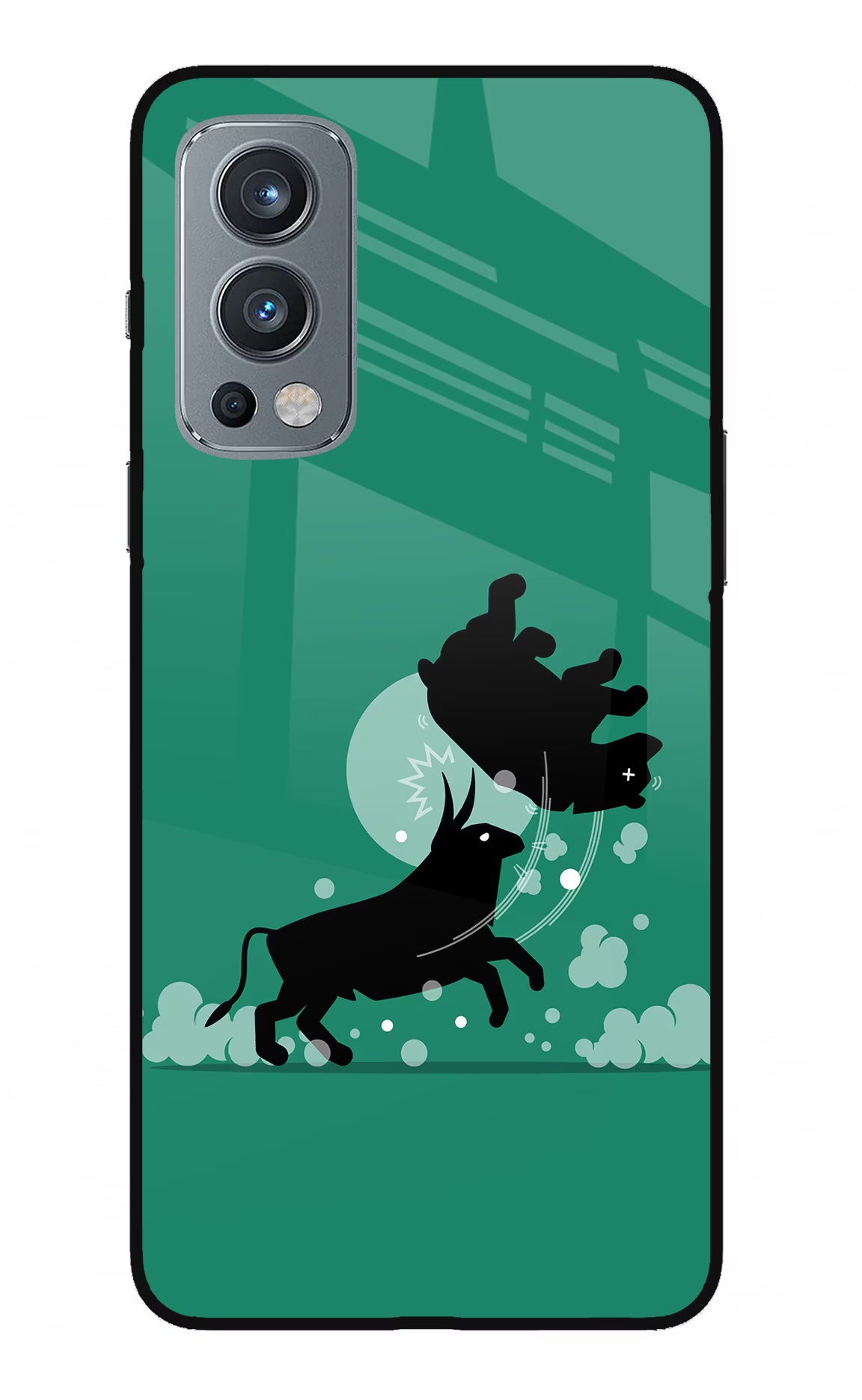 Bull Conqueror OnePlus Nord 2 5G Glass Case