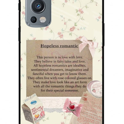 Hopeless Romantic OnePlus Nord 2 5G Glass Case