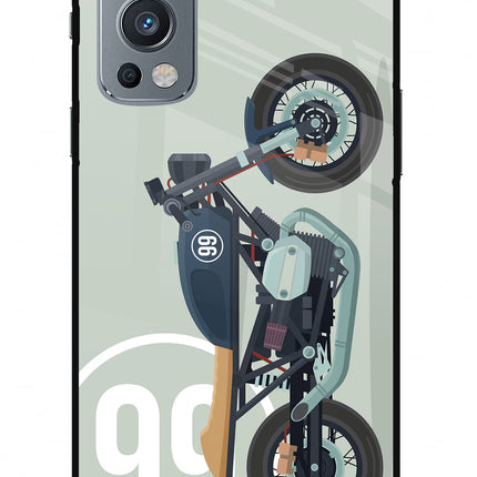 Classic Cafe Racer 99 OnePlus Nord 2 5G Glass Case