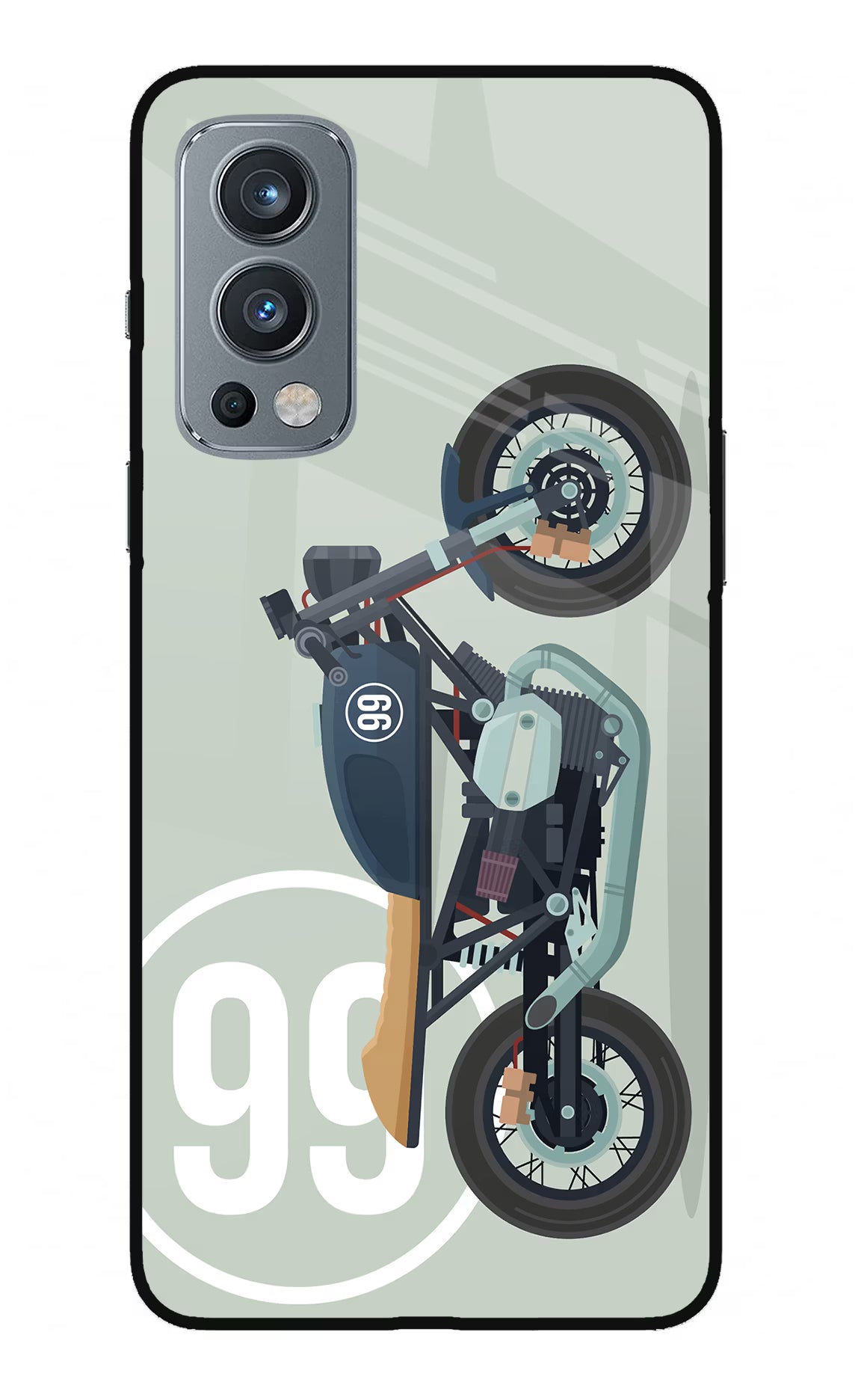 Classic Cafe Racer 99 OnePlus Nord 2 5G Glass Case