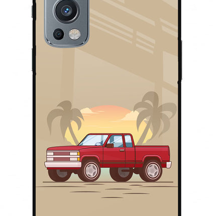 Desert Classic Drive OnePlus Nord 2 5G Glass Case