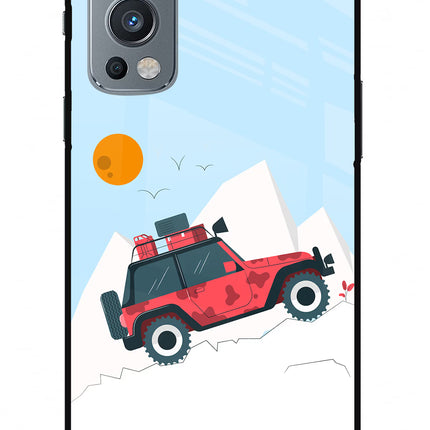 Mountain Trail Beast OnePlus Nord 2 5G Glass Case