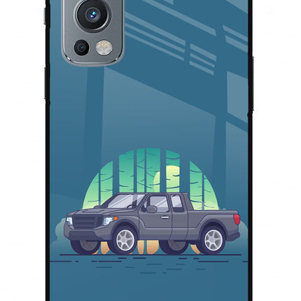 Retro Garage Vibe OnePlus Nord 2 5G Glass Case
