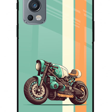 Striped Moto Drift OnePlus Nord 2 5G Glass Case