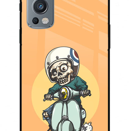 Undead Biker OnePlus Nord 2 5G Glass Case