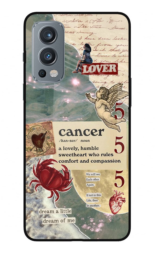 Cancer Zodiac OnePlus Nord 2 5G Glass Case