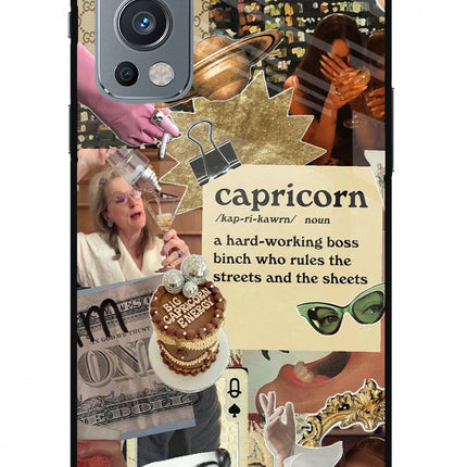 Capricorn Zodiac OnePlus Nord 2 5G Glass Case