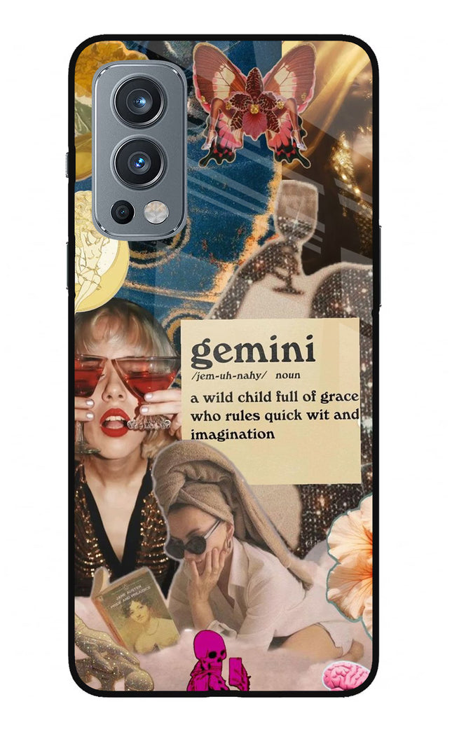 Gemini Zodiac OnePlus Nord 2 5G Glass Case