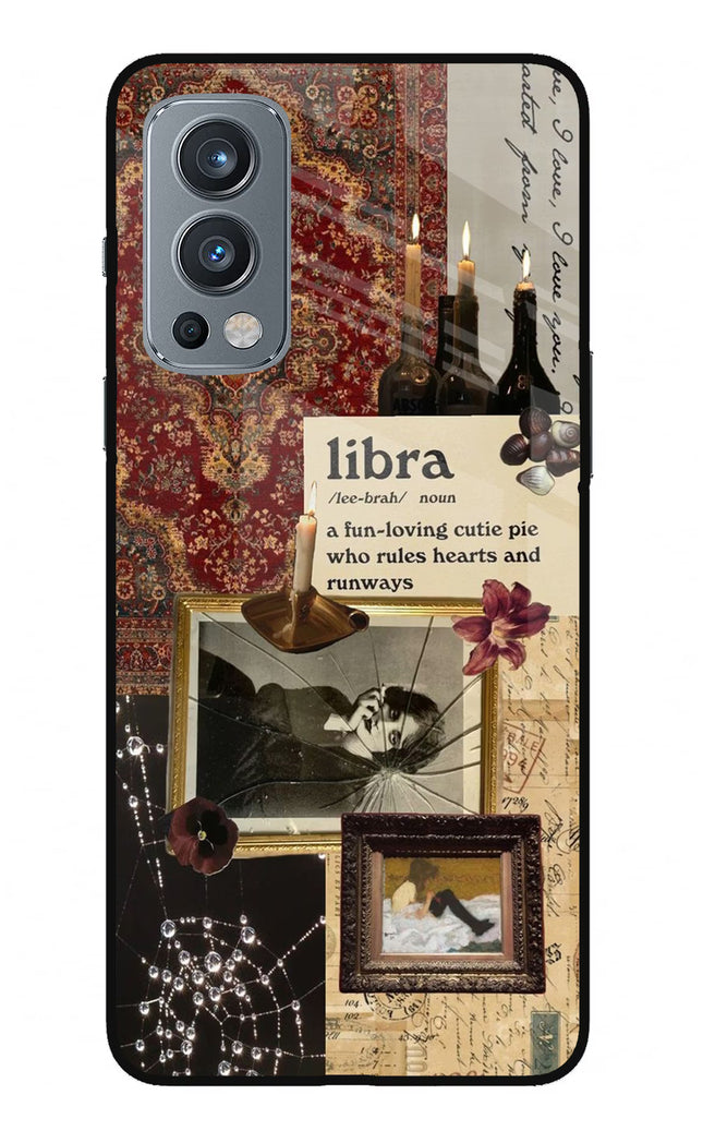 Libra Zodiac OnePlus Nord 2 5G Glass Case
