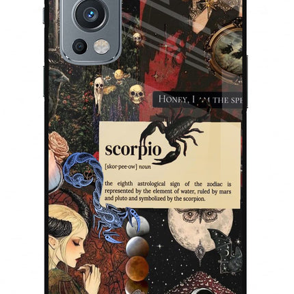 Scorpio Zodiac OnePlus Nord 2 5G Glass Case