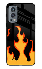Fired Up – Black OnePlus Nord 2 5G Glass Case