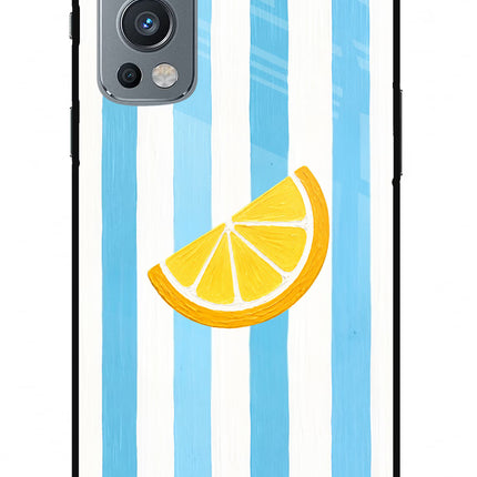 Summer Lemon OnePlus Nord 2 5G Glass Case