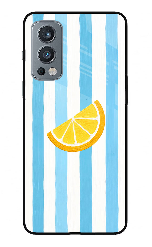 Summer Lemon OnePlus Nord 2 5G Glass Case