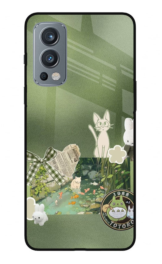 Aesthetic anime OnePlus Nord 2 5G Glass Case