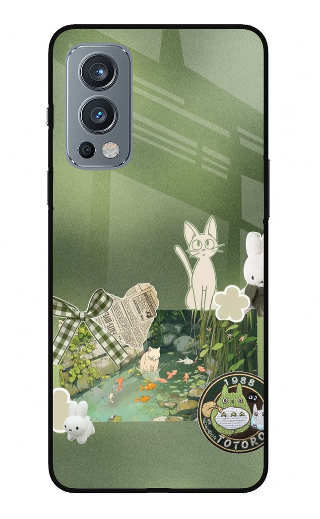 Aesthetic anime OnePlus Nord 2 5G Glass Case