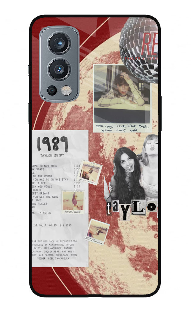 Taylor Swift OnePlus Nord 2 5G Glass Case