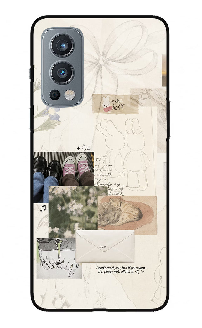 Soft Aesthetic OnePlus Nord 2 5G Glass Case