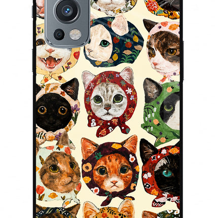 Cool Cat OnePlus Nord 2 5G Glass Case
