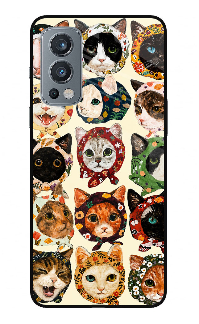 Cool Cat OnePlus Nord 2 5G Glass Case