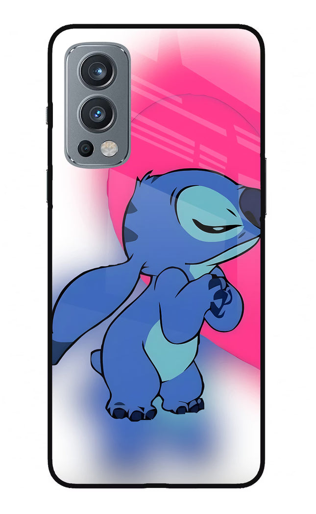 Stitch Hug OnePlus Nord 2 5G Glass Case