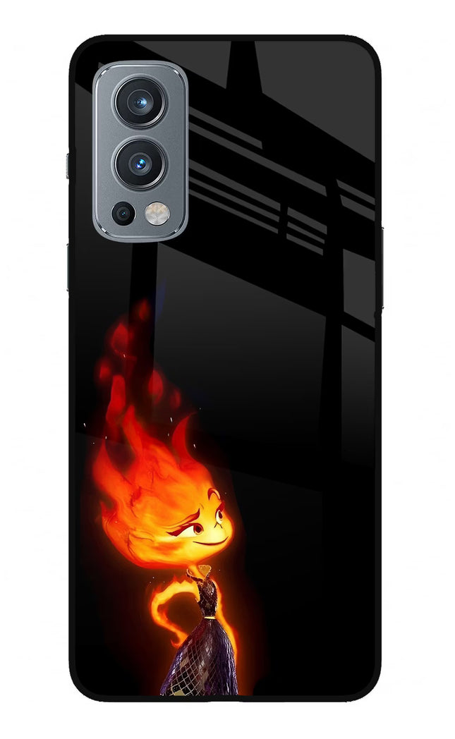 Ember Flame OnePlus Nord 2 5G Glass Case