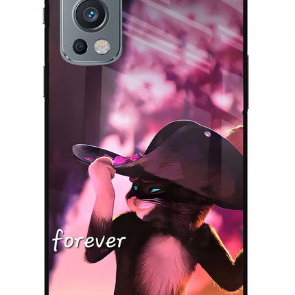Forever Cat OnePlus Nord 2 5G Glass Case