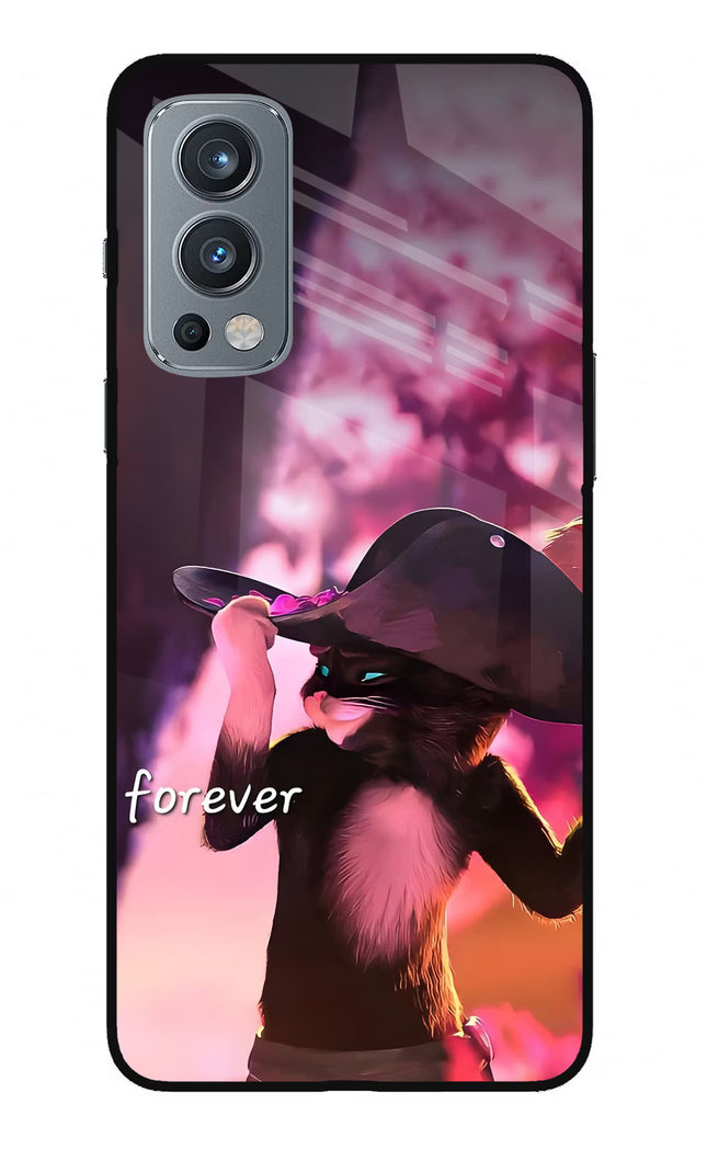 Forever Cat OnePlus Nord 2 5G Glass Case