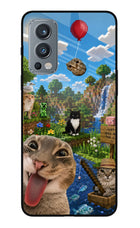 Minecraft Cat Chaos OnePlus Nord 2 5G Glass Case