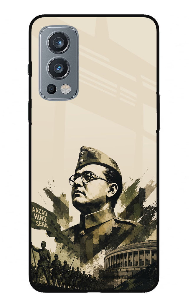 Netaji Rising OnePlus Nord 2 5G Glass Case