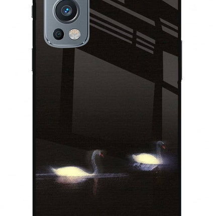 Silent Swans OnePlus Nord 2 5G Glass Case Back Cover by Casekaro
