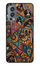 Folk Print OnePlus Nord 2 5G Glass Case