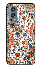 White Mayura OnePlus Nord 2 5G Glass Case