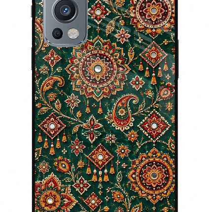 Green Pataka OnePlus Nord 2 5G Glass Case
