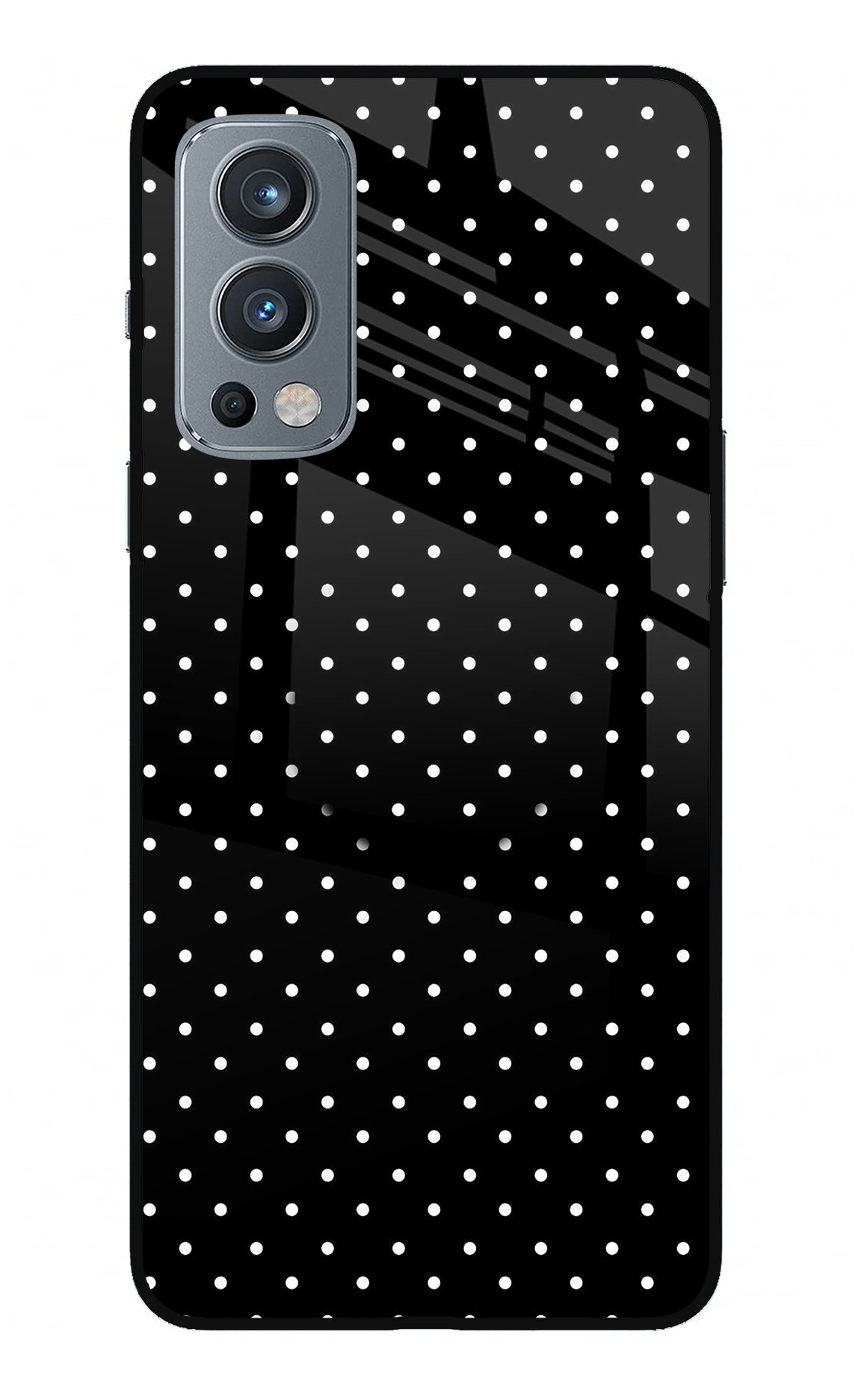 White Dots OnePlus Nord 2 5G Glass Case