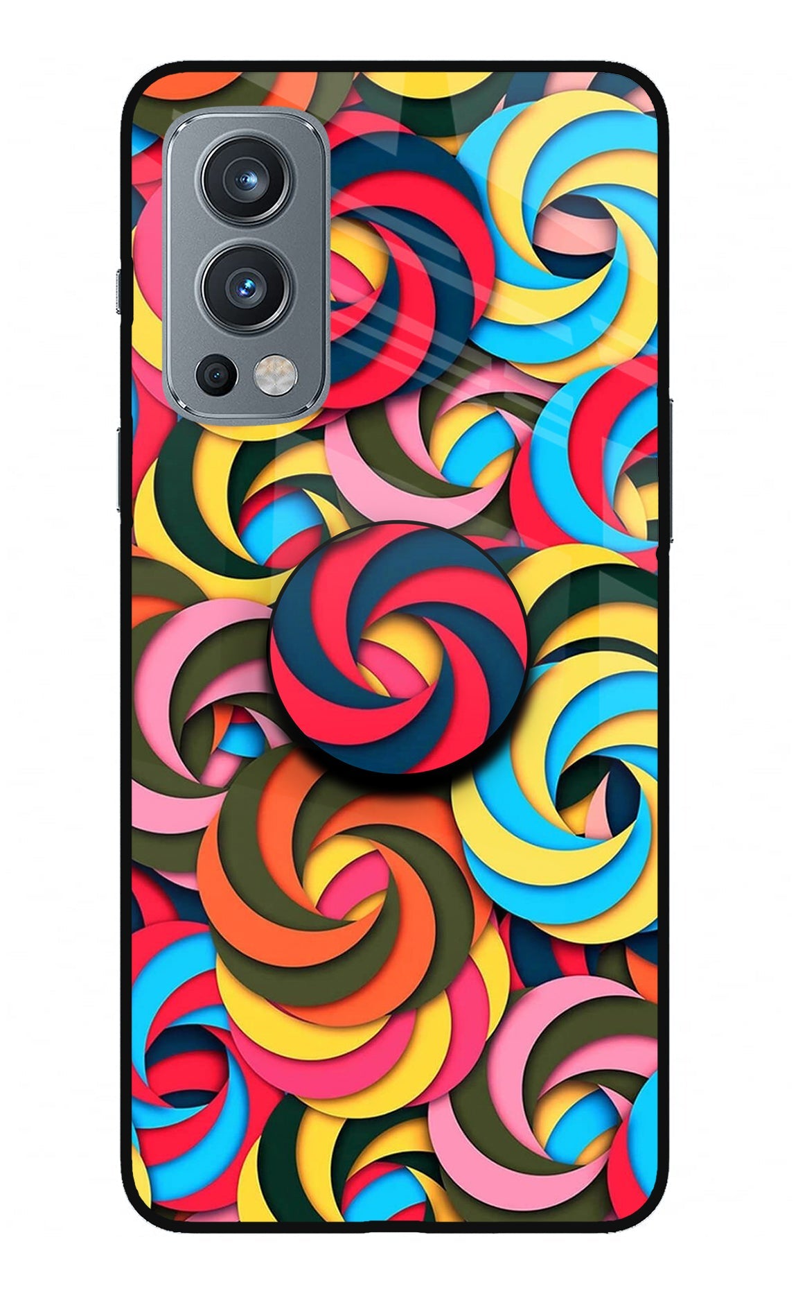 Spiral Pattern OnePlus Nord 2 5G Pop Case