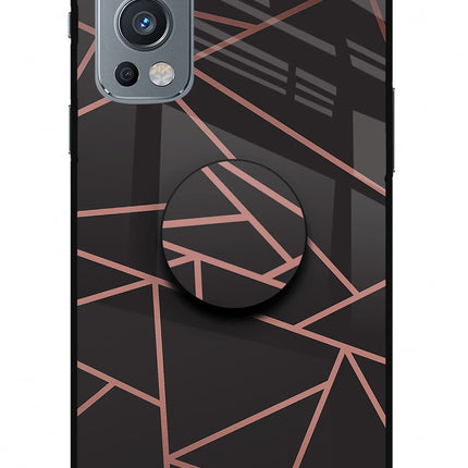 Geometric Pattern OnePlus Nord 2 5G Glass Case