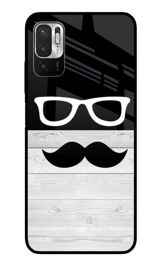 Mustache Redmi Note 10T 5G Glass Case