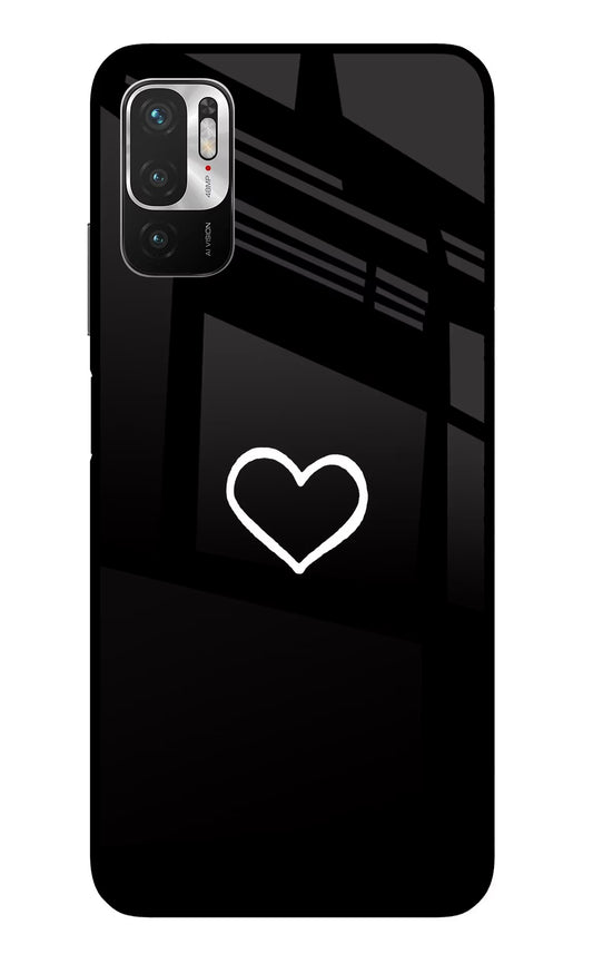 Heart Redmi Note 10T 5G Glass Case